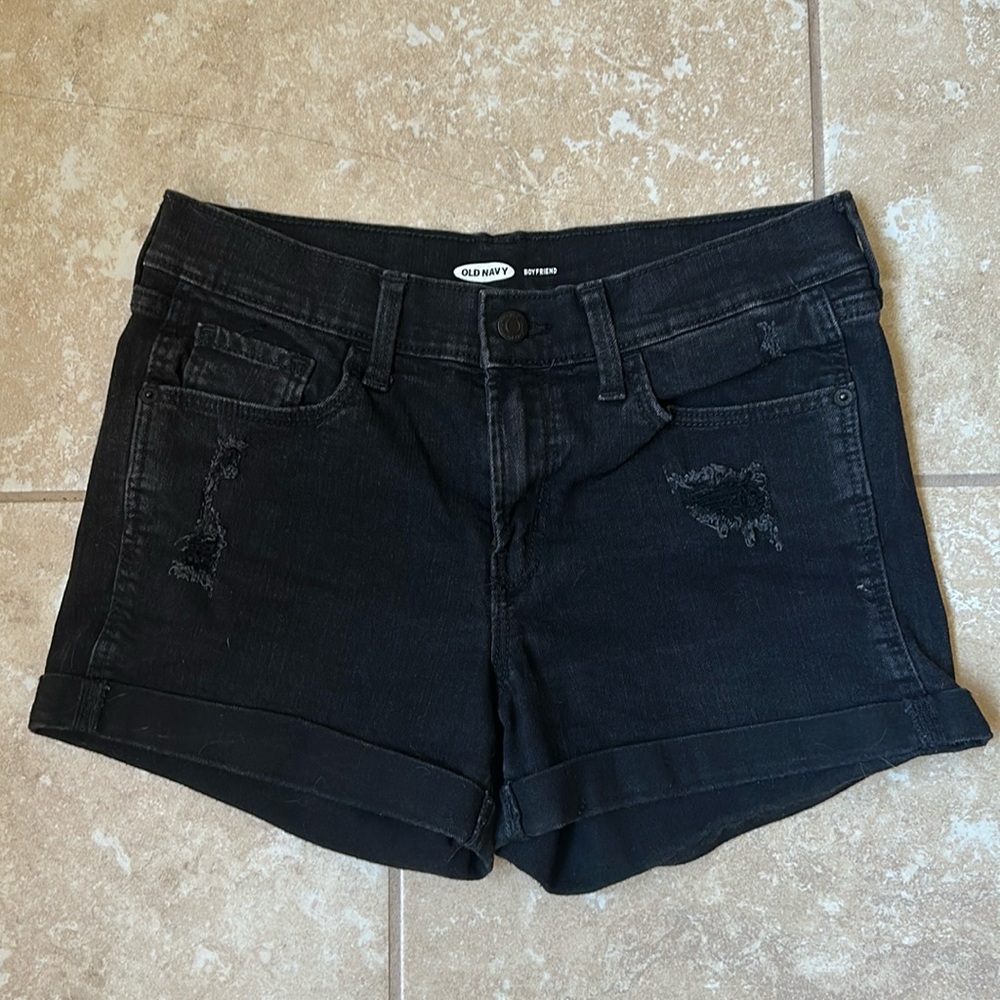 Women’s Black Jean Shorts